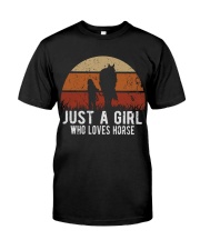 Just A Girl Who Loves Horse Premium Fit Mens Tee tile