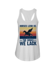 Horses lend us the wings we lack Ladies Flowy Tank tile