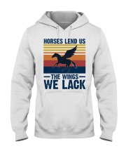 Horses lend us the wings we lack Hooded Sweatshirt tile