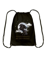hello darkness my old friend Drawstring Bag tile
