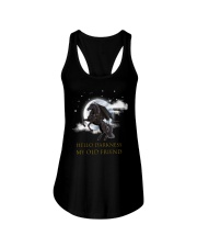 hello darkness my old friend Ladies Flowy Tank tile