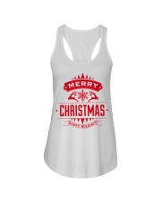 Merry Christmas Ladies Flowy Tank tile