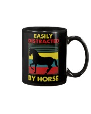 Easily distracted by horse Mug tile