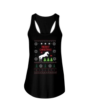 Merry Christmas Ladies Flowy Tank tile