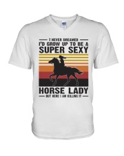 I Never Dreamed ID Grow Up To Be A Super Sexy V-Neck T-Shirt tile