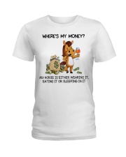 Wheres My Money Ladies T-Shirt front