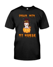Chillin with my horse Premium Fit Mens Tee tile