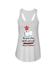 The Year When All This Got Real Ladies Flowy Tank tile