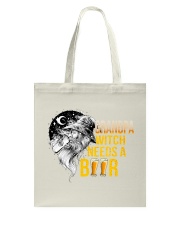 Grandpa Witch Needs A Beer Tote Bag tile