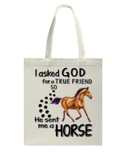 He Sent Me A Horse Tote Bag tile
