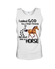He Sent Me A Horse Unisex Tank tile