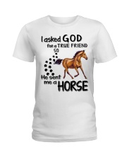 He Sent Me A Horse Ladies T-Shirt front