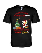 I Dont Know If Therell Be Snow V-Neck T-Shirt tile