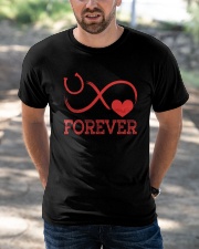 Forever Life Is Better With Horses Classic T-Shirt apparel-classic-tshirt-lifestyle-front-50