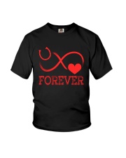 Forever Life Is Better With Horses Youth T-Shirt tile