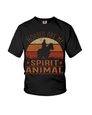 Horses Are My Spirit Animal Youth T-Shirt tile