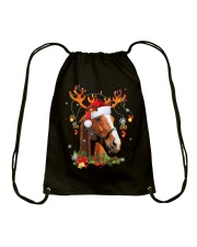 Merry Horsemas Drawstring Bag tile