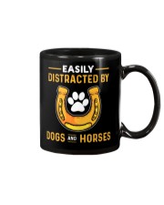 Easily Distracted By Dogs And Horses Mug tile