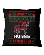 Warm Snuggles And Horse Cuddles Square Pillowcase tile