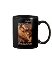 a girl and her horse it's a beautiful thing Mug tile