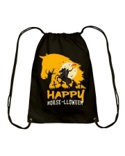 happy horselloween Drawstring Bag tile