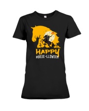 happy horselloween Premium Fit Ladies Tee tile