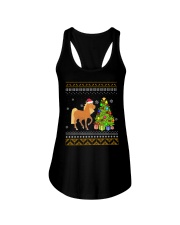 Merry Christmas Ladies Flowy Tank tile