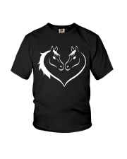 Heart Life Is Better With Horses Youth T-Shirt tile