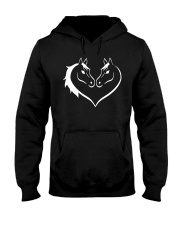 Heart Life Is Better With Horses Hooded Sweatshirt tile