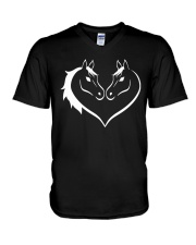 Heart Life Is Better With Horses V-Neck T-Shirt tile