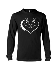 Heart Life Is Better With Horses Long Sleeve Tee tile