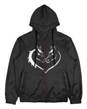 Heart Life Is Better With Horses Men's All Over Print Full Zip Hoodie tile