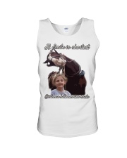 A smile is the shortest distance between two souls Unisex Tank tile