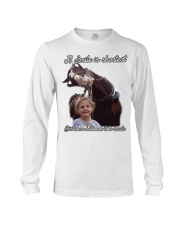 A smile is the shortest distance between two souls Long Sleeve Tee tile
