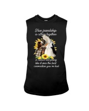 True friendship is sitting together Sleeveless Tee tile