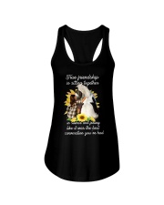 True friendship is sitting together Ladies Flowy Tank tile