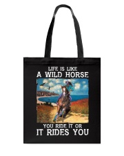 Life Is Like A Wild Horse Tote Bag tile