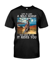 Life Is Like A Wild Horse Classic T-Shirt tile