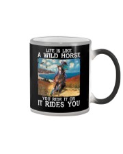 Life Is Like A Wild Horse Color Changing Mug tile
