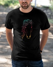 Minimal Neon Horse Classic T-Shirt apparel-classic-tshirt-lifestyle-front-50