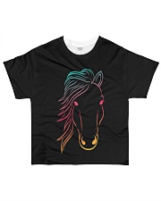 Minimal Neon Horse All-Over T-Shirt tile