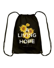 A LIVING HOPE - WARRIOR OF CHRIST Drawstring Bag thumbnail