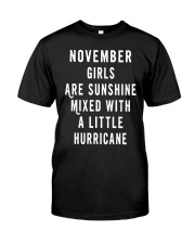 NOVEMBER GIRLS ARE SUNSHINE Classic T-Shirt thumbnail