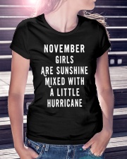 NOVEMBER GIRLS ARE SUNSHINE Ladies T-Shirt lifestyle-women-crewneck-front-7
