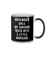NOVEMBER GIRLS ARE SUNSHINE Color Changing Mug thumbnail