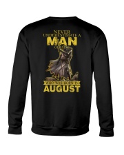 NEVER UNDERESTIMATE A MAN OF FAITH - AUGUST Crewneck Sweatshirt thumbnail