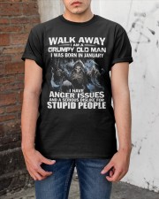 I AM A GRUMPY OLD MAN I WAS BORN IN JANUARY Classic T-Shirt apparel-classic-tshirt-lifestyle-31