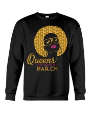QUEENS ARE BORN IN MARCH Crewneck Sweatshirt thumbnail