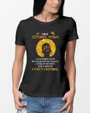 IM A SEPTEMBER WOMAN - I CANT CONTROL Ladies T-Shirt lifestyle-women-crewneck-front-10