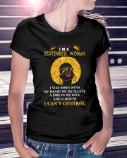 IM A SEPTEMBER WOMAN - I CANT CONTROL Ladies T-Shirt lifestyle-women-crewneck-front-7